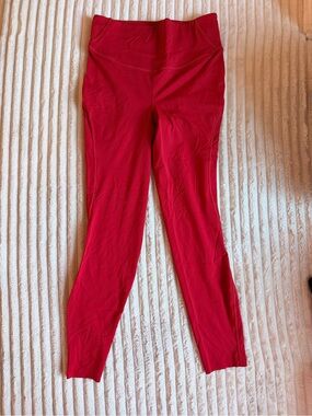 lululemon athletica Bright Red High-Waist Leggings